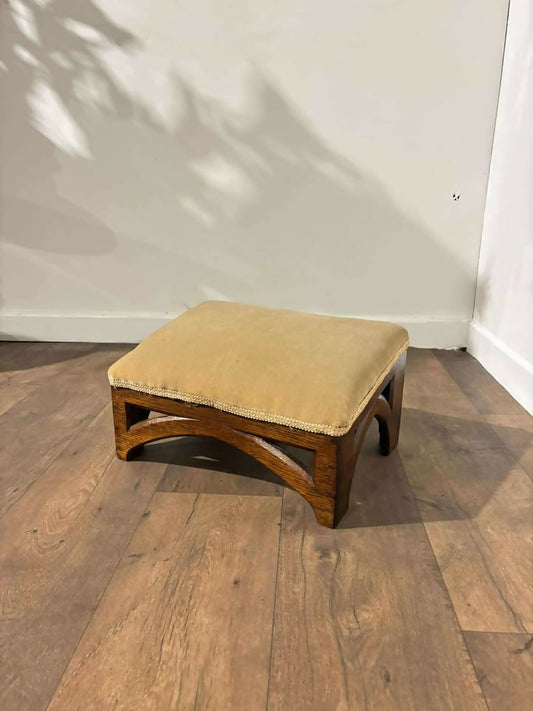 Early 19th Century Ecclesiastical Oak Framed Kneeling Stool