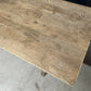French Oak X Support Farmhouse Dining Table