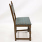 4 Old Charm Dining Chairs Light Oak Sherwood Green Upholstery FREE UK Delivery. SBR9775/0711D
