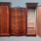 A Good Large Figured Mahogany Compactum Wardrobe