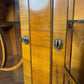 Art Deco Walnut Glazed Display Cabinet