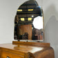 Art Deco Style Vintage Oak Dressing Table with Mirror