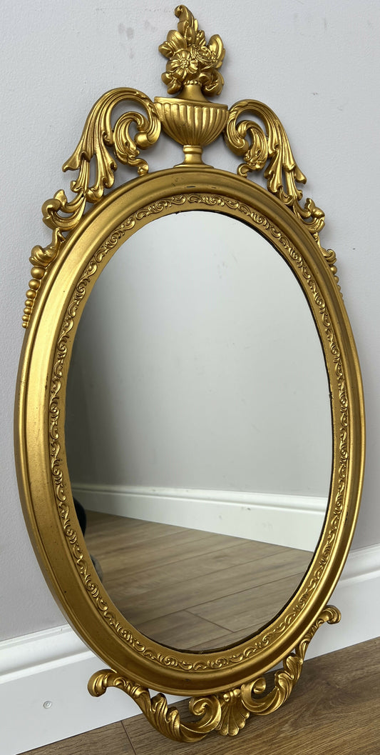 Mirror Vintage French Style Ornate Wall Mirror Decorative Frame LOT 6331