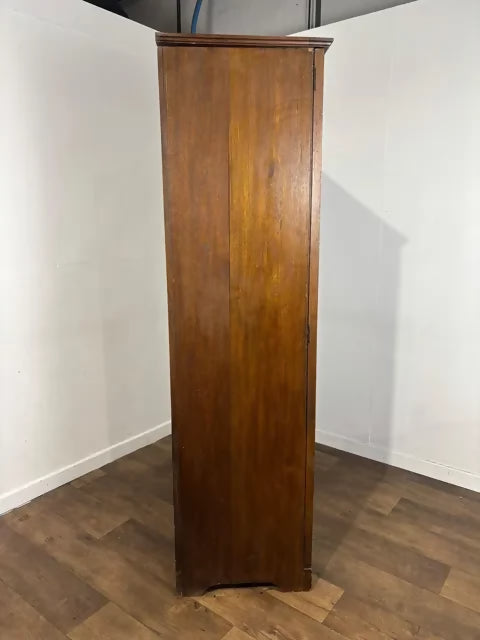 Edwardian Oak Double Wardrobe