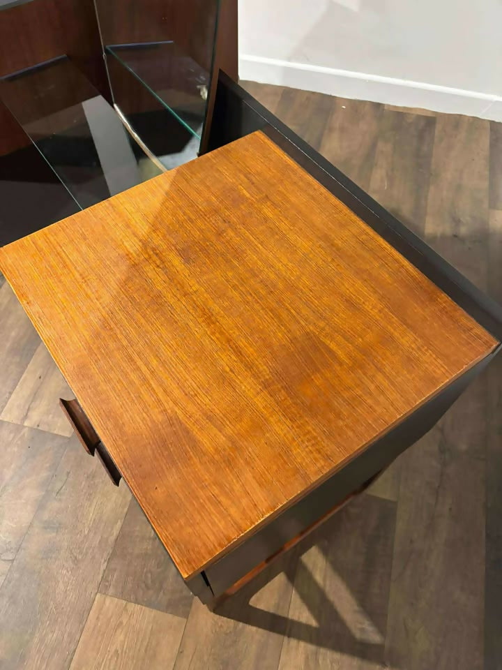 Mid-Century G Plan Teak & Black Painted Dressing Table