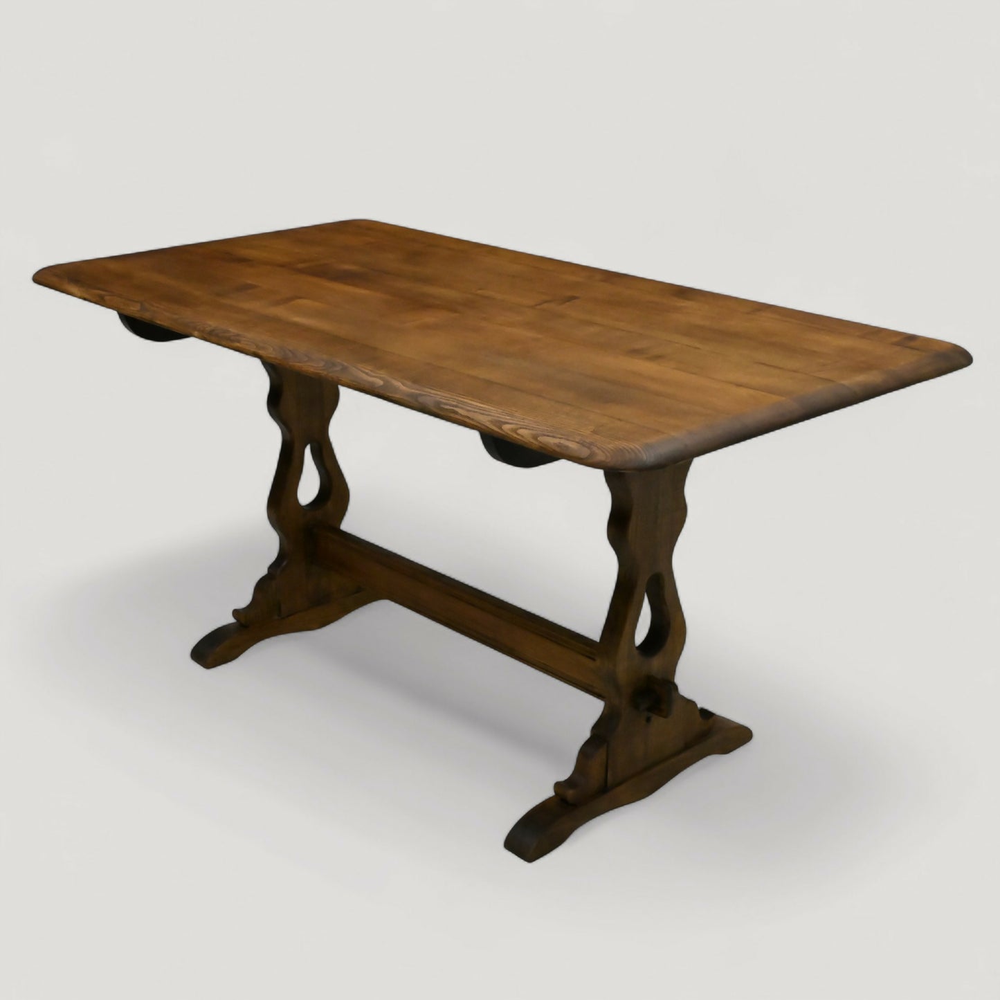 Vintage Oak Country Kitchen Table Refectory Style Refinished FREE UK Delivery. SBR10934/1209E