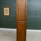 Tall Pine Bookcase with Drawers - Antique Finish