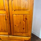Contemporary Pine Double Wardrobe