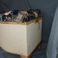 Lloyd Loom type Blanket Box 93cm x 48cm x 36cm needs refurbishing