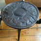 Wood carved Africa Fold Up Side table