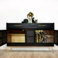 Nathan Sideboard, Cocktail Cabinet in Black and Gold