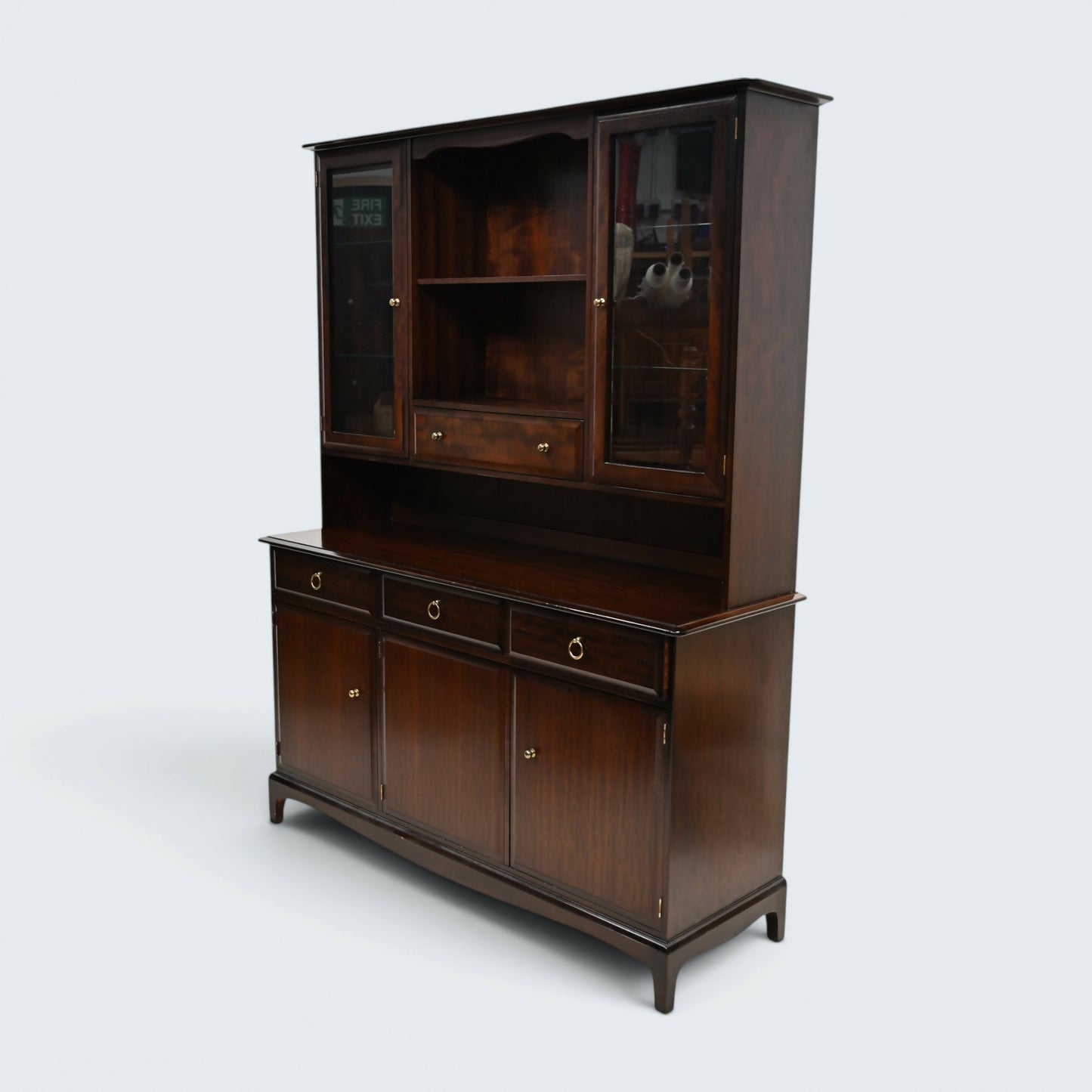 Stag Dresser Sideboard Display Bookcase 2 Piece Storage Unit FREE UK* Delivery