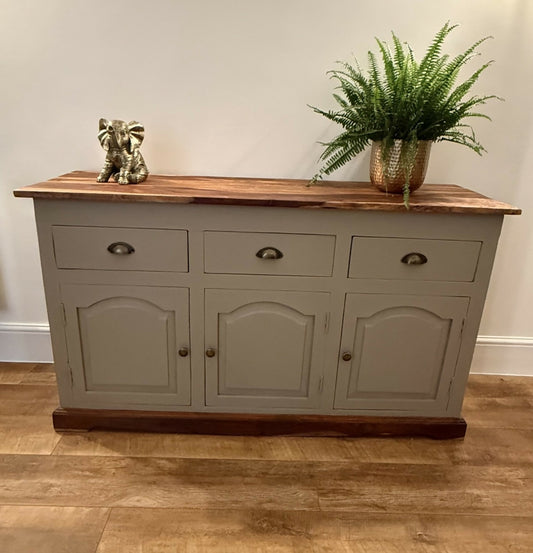 Large mango wood sideboard