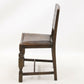 Vintage Oak Hall/Bedroom Chair With Brown Leather Drop In Seat FREE UK Delivery. SBR8480/2410C
