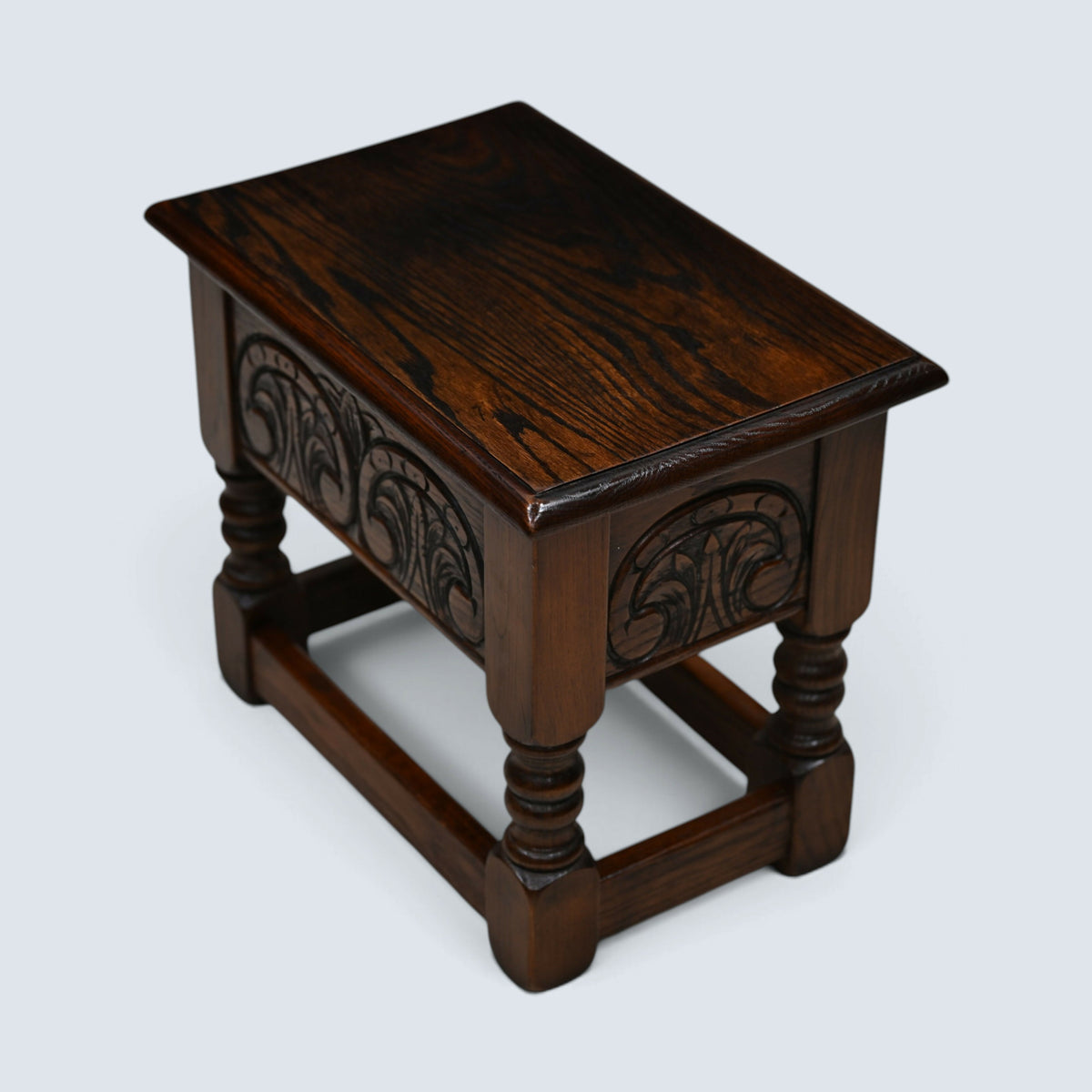 Old Charm Oak Slipper Box Footstool Model 2034 FREE UK Delivery*