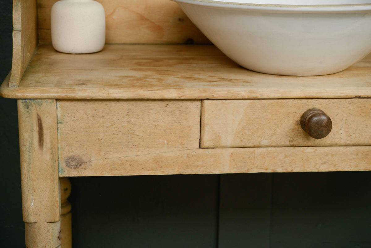 Victorian Pine Washstand