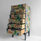 Vintage Remoloy Tallboy Chest of Drawers open Drawers side copy