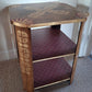 ‘Maroon and Gold’ Two Tier 1930s Shelf unit.