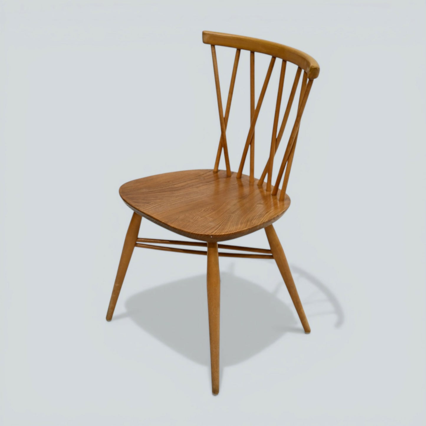 4 Ercol Windsor Candlestick Dining Chairs Light Finish Vintage FREE* UK Delivery