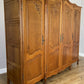 Wardrobe Vintage French Louis XVI Style Oak Four Door Carved Armoire LOT 6495