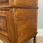 Bedside Table Antique French Style Marble Top Oak Cabinet Nightstand LOT 6235