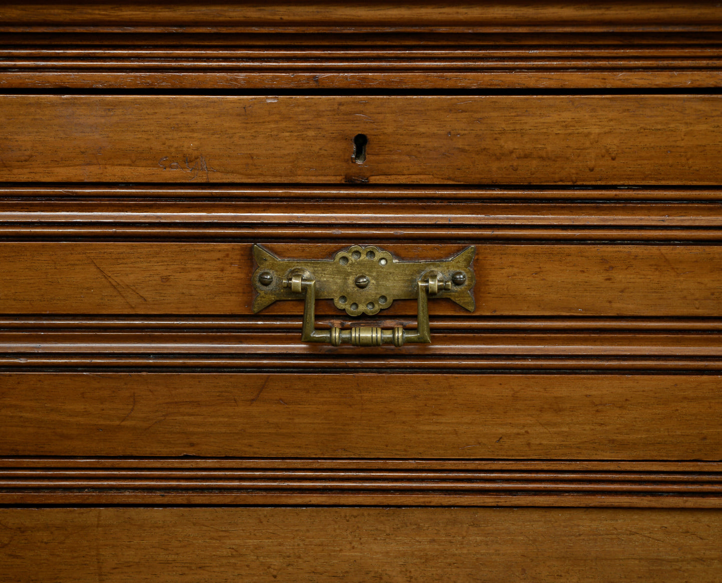 Large Edwardian Tallboy Chest of Drawers - Mahogany or Satinwood - 2 Over 3