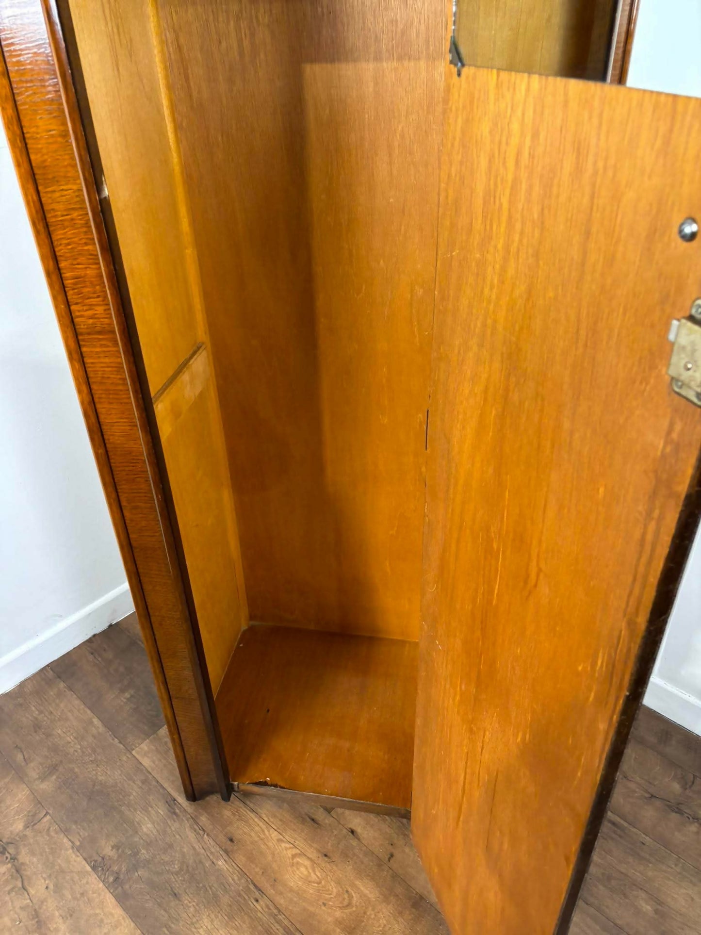 Vintage Oak Single Door Wardrobe