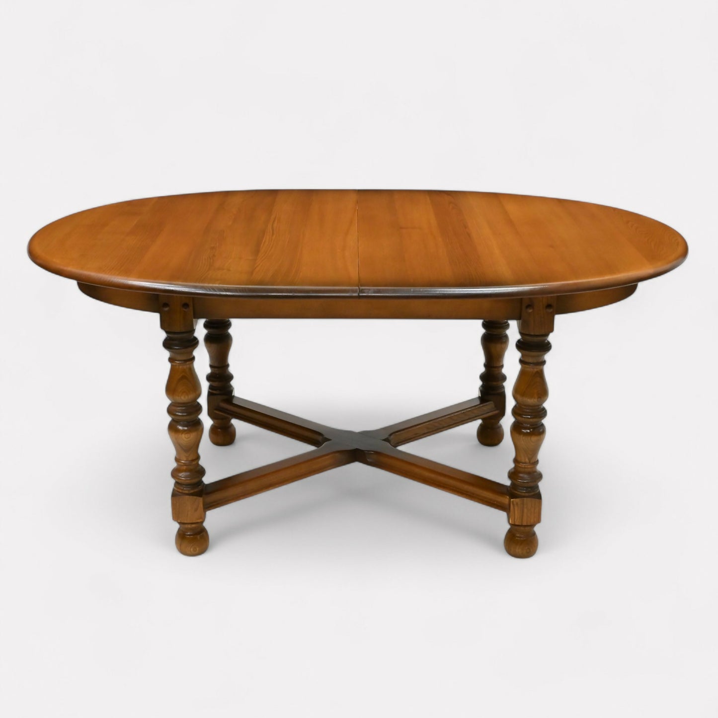 Ercol Large Extending Dining Table D End Seats 10 Model 705 GD FREE UK Delivery. SBR10380/2504E