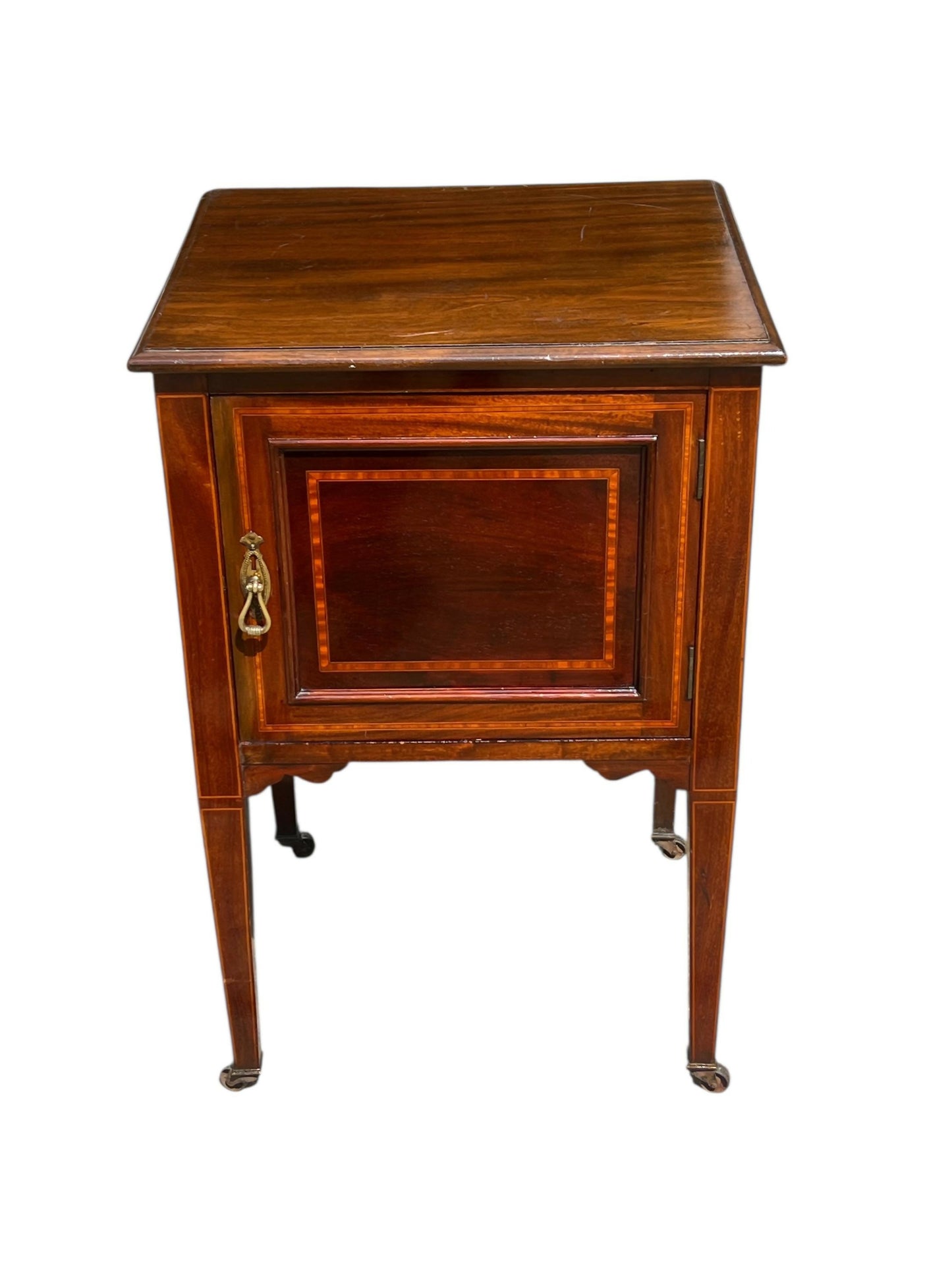Antique Mahogany Edwardian bedside cupboard