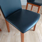 Per Hansbaek For Skovby Sm51 Danish Cherry Wood And Leather Dining Chairs