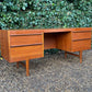 Vintage Beithcraft Teak Dressing Table/Laptop Desk