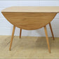Ercol table drop leaf kitchen dining blonde elm & beech vintage DELIVERY