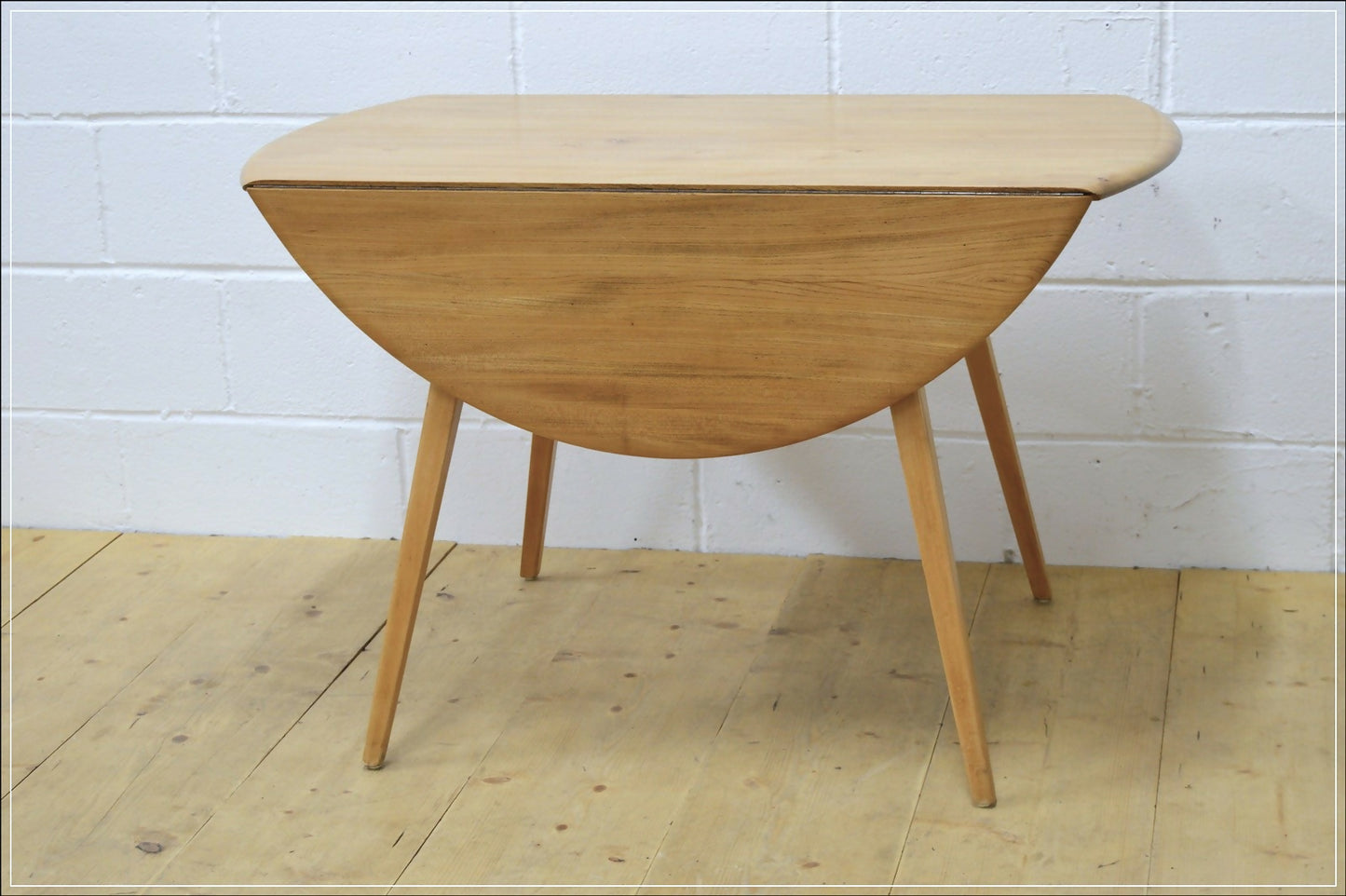 Ercol table drop leaf kitchen dining blonde elm & beech vintage DELIVERY