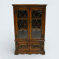 Old Charm Vintage Display Cabinet Bookcase 2 Shelves Carvings FREE UK Delivery