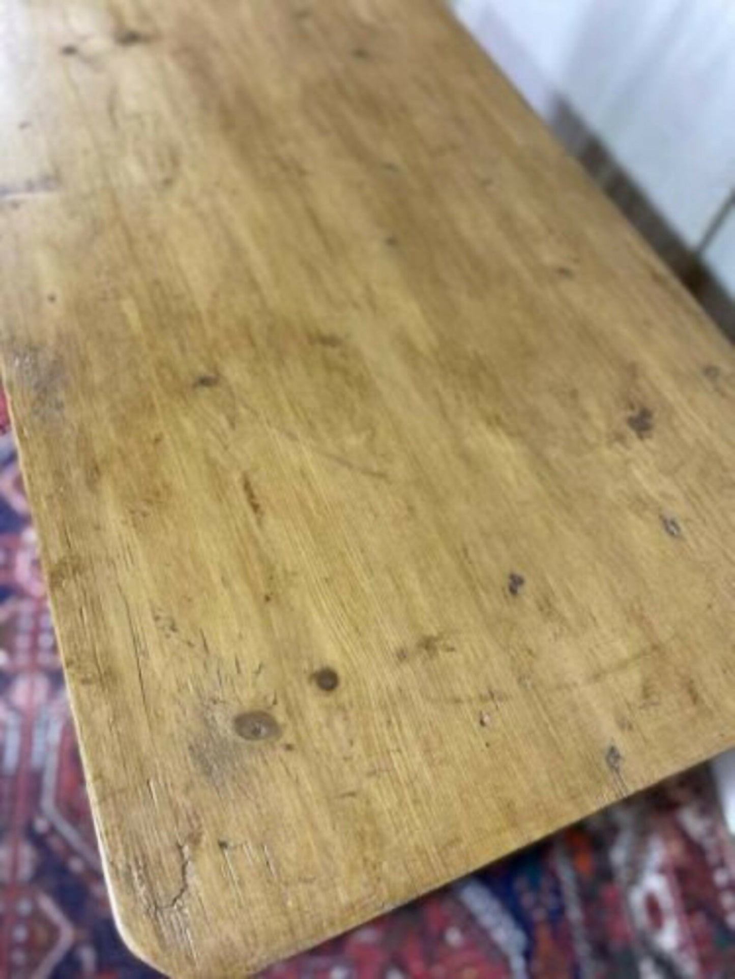 Antique Victorian Pine Breakfront Sideboard Base Unit, c 1870