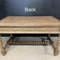 French Bleached Oak Carved Writing Desk