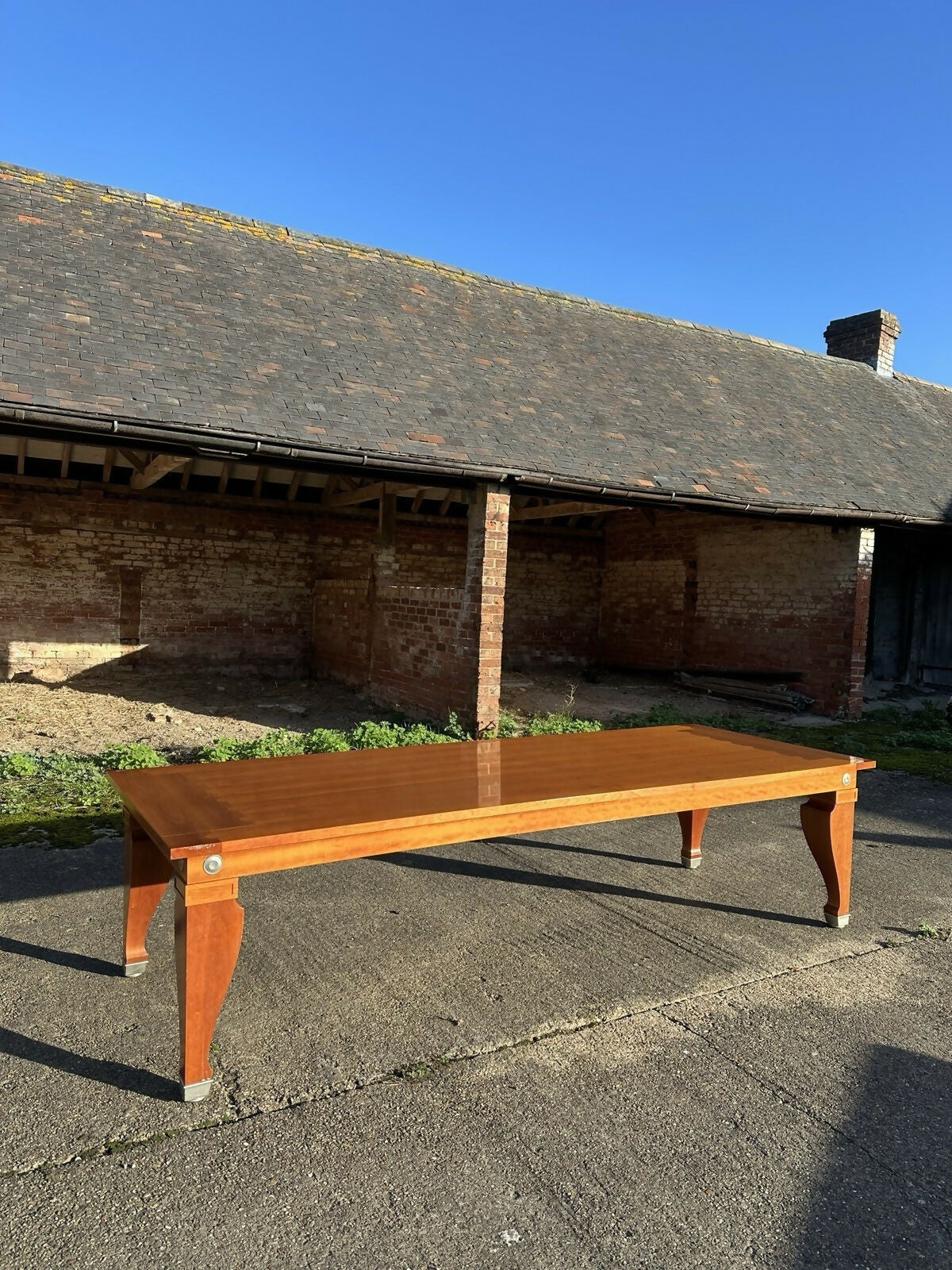 Vintage Leon Krier for Giorgetti Mensa Magna Large Dining Boardroom Table