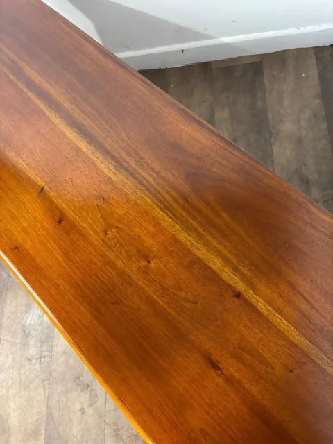 Contemporary Mahogany Flat TV Stand / Media Unit