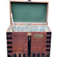 19th Century Oak and Metal Bound Silver Chest