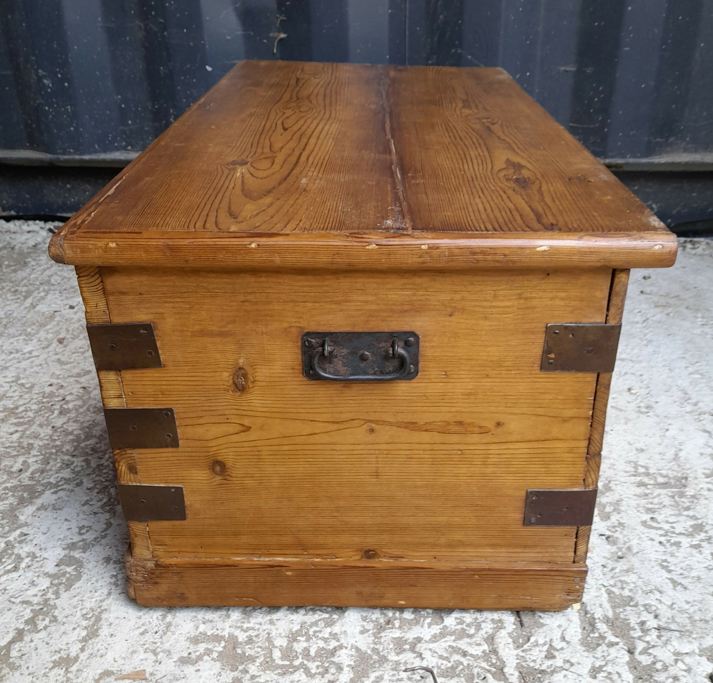 Victorian Pine Blanket Box