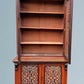 A Large Impressive Victorian Figured Mahogany Bookcase