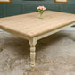 Huge Pine Plank Top Farmhouse Dining Table - 10 seater - Almost 7 FT