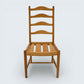 Ercol Set Of 4 Dining Chairs Light Finish Ladderback 1970s FREE UK Delivery*