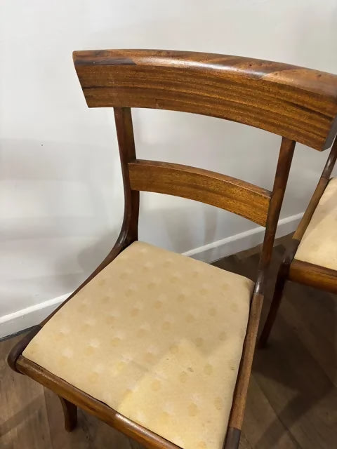 Set of Six Victorian Mahogany Dining Chairs