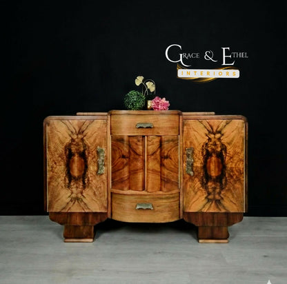 Vintage Art Deco Sideboard / Cocktail Cabinet – F.H. Marshall & Co., 1930s