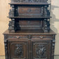 French Carved Oak Hunting Sideboard