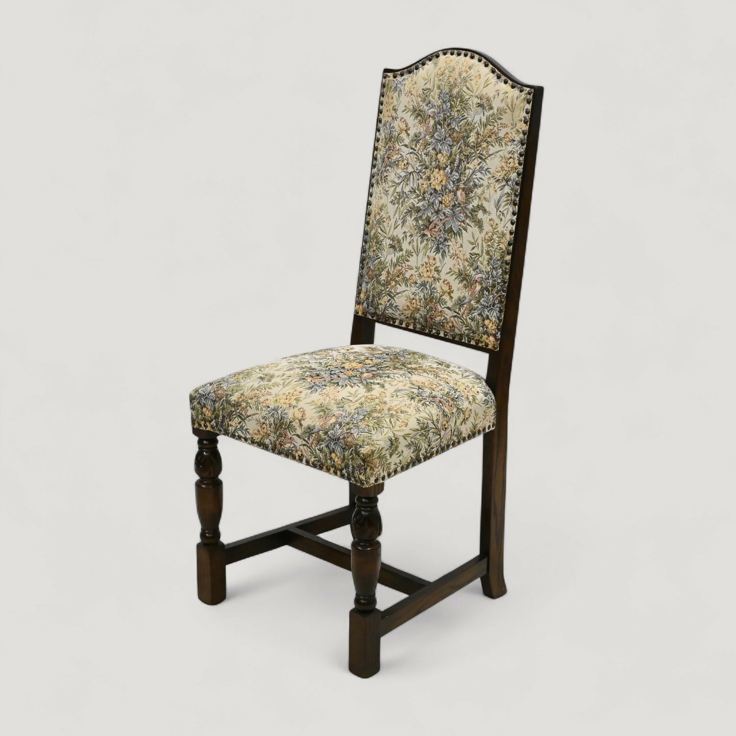 6 Dining Chairs By Jaycee Studded Upholstered Seats & Backs FREE UK Delivery*. SBR10950/1709E