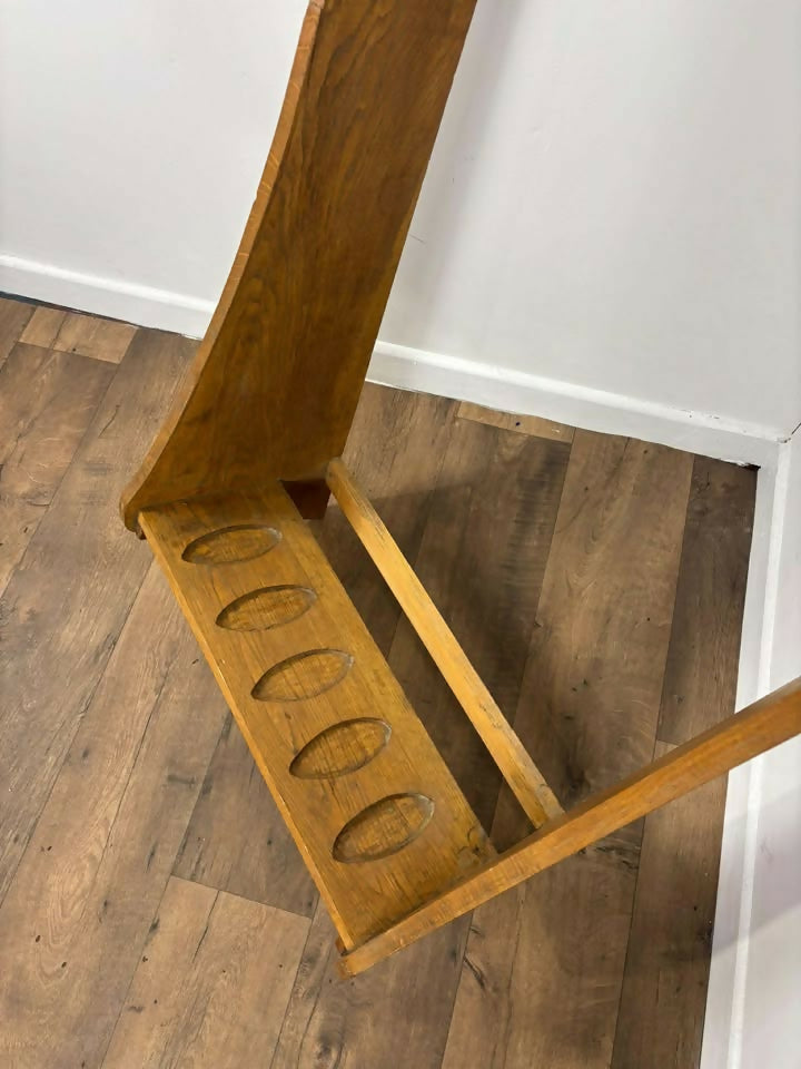 Vintage Oak Gun Rack
