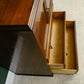 Mahogany Tallboy Cupboard with Drawers - Mid Century