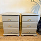 Newly refurbished pair of bedside drawers large solid wood dovetail joints